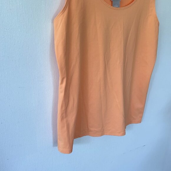 Chicos Tank Top Lot Womens Medium Orange Nude Fitted Closet Staple Tanks - Picture 9 of 12